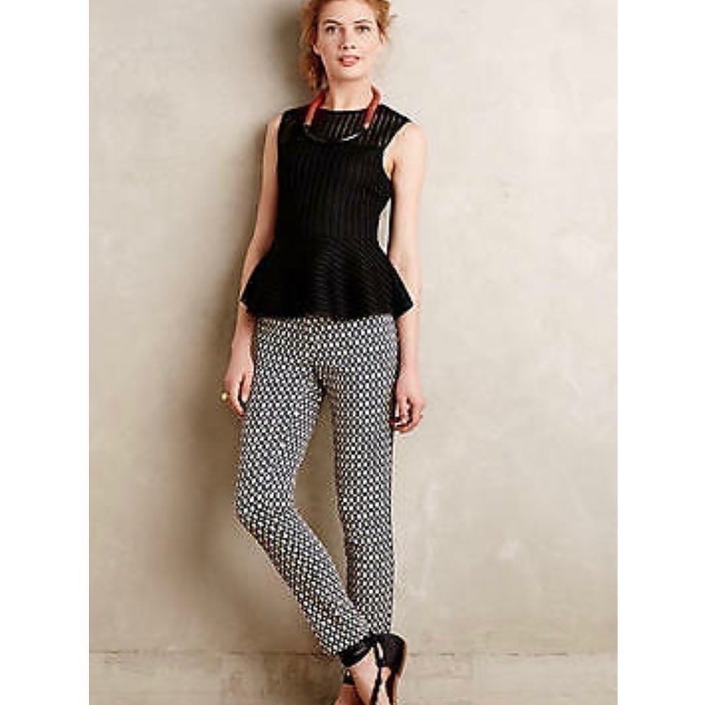Anthropologie HD in Paris Black Mesh Peplu…
